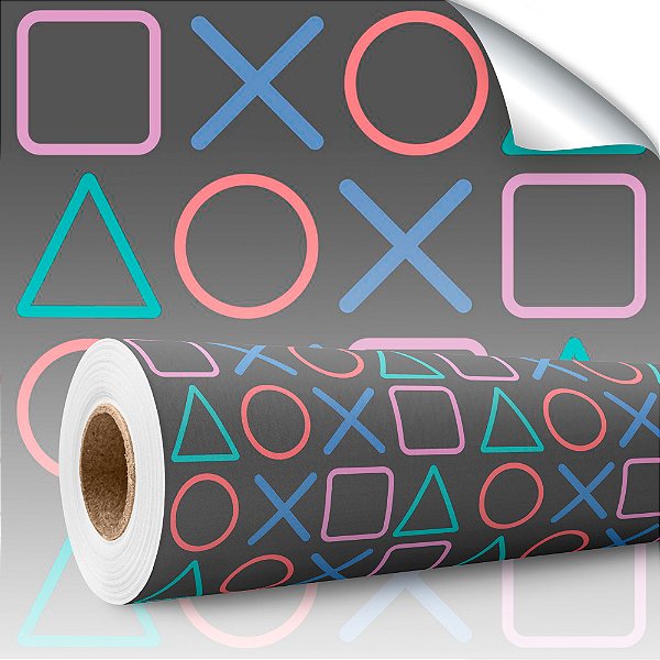 Papel de parede Autoadesivo Escritório PlayStation Controle