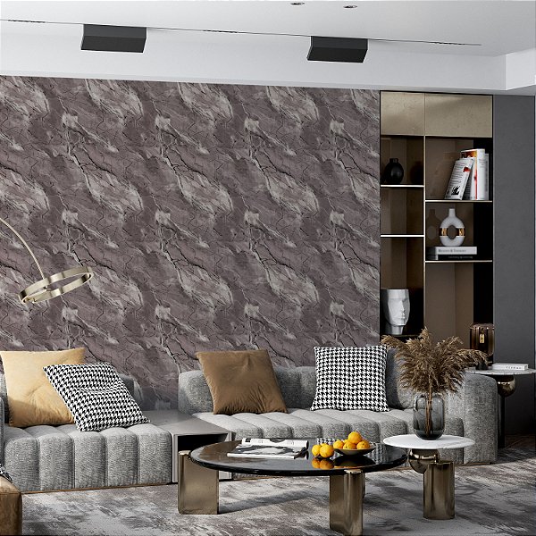 Papel de parede Autoadesivo Quarto Mármore Rosê