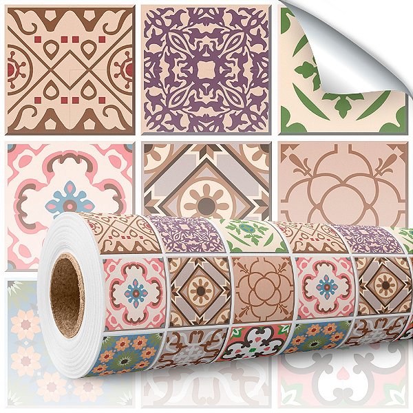 Papel de parede Autoadesivo Cozinha Azulejo Português Clássico