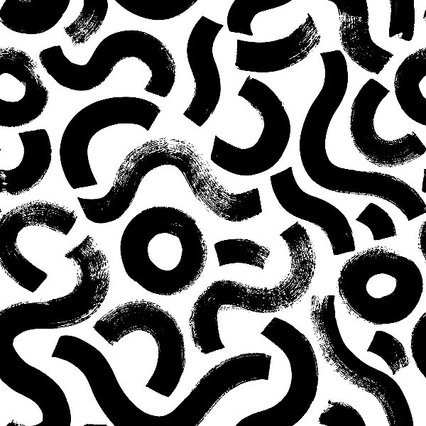 Papel de Parede Adesivo Vinil Linhas Pretas Abstratas Sala Quarto Cozinha