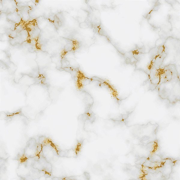 Papel de Parede Adesivo Vinil Mármore Branco e Dourado Sala Quarto Cozinha