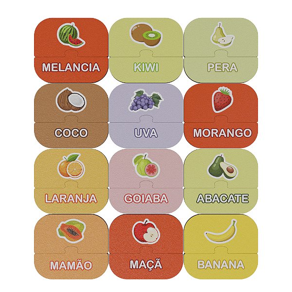 Brinquedo Educativo Infantil Mdf Quebra-cabeça Didático