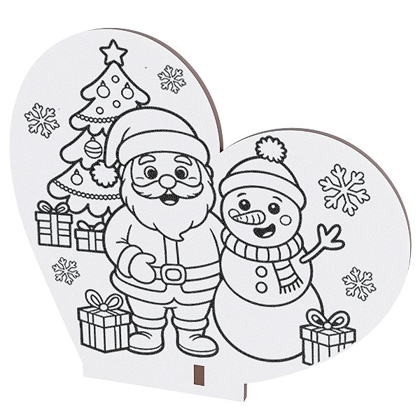 Lembrancinha Coração Boneco de Neve