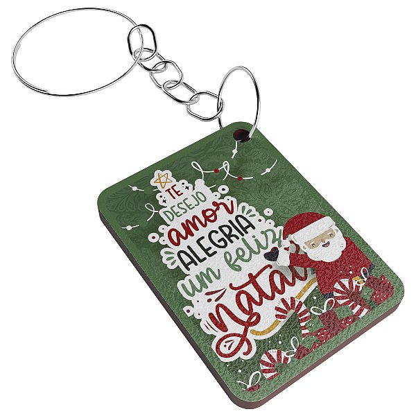 Lembrancinha Chaveiro Feliz Natal Papai Noel