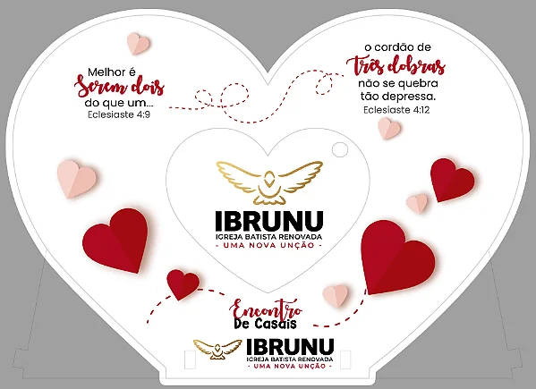 Kit Personalizado 30 Unidades - Lembrancinha Formato Coração Encontro Casais Namorados Feita em Mdf