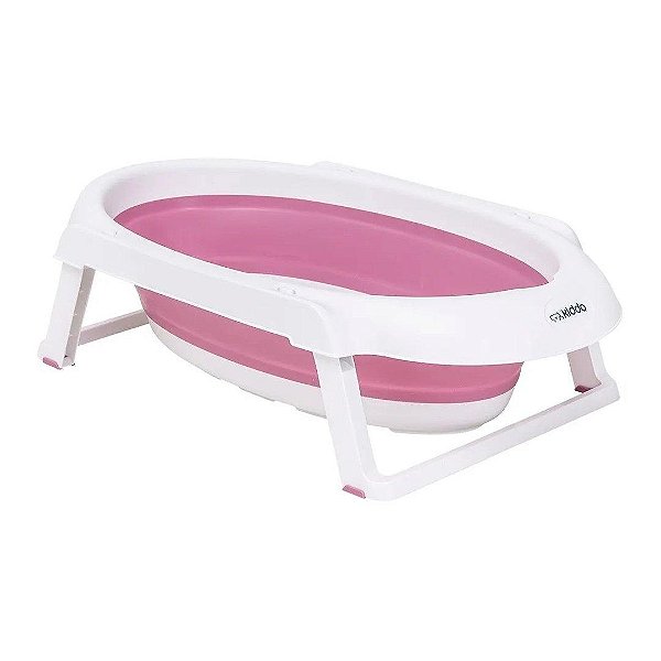 Banheira Dobrável Jelly Kiddo Rosa