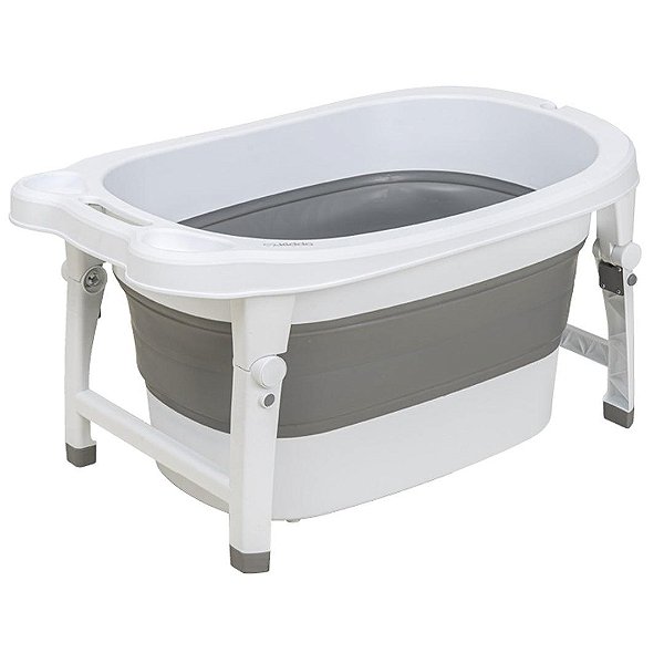 Banheira Dobrável Ofurô Oyster Kiddo Cinza