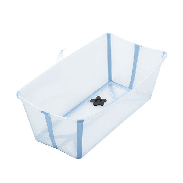 Banheira Flexível Stokke Transparente Oceano Azul