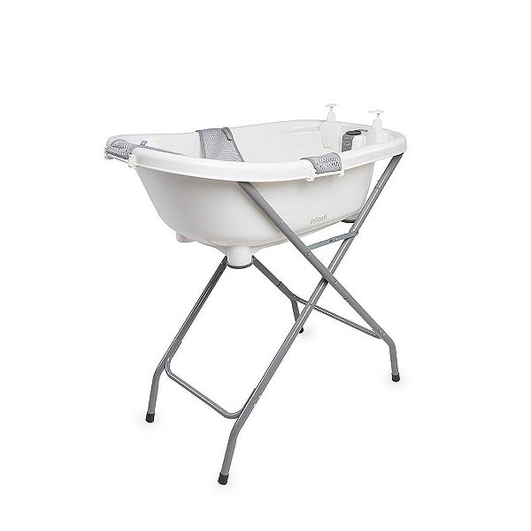 Banheira Fontana Duo Infanti Branco e Cinza