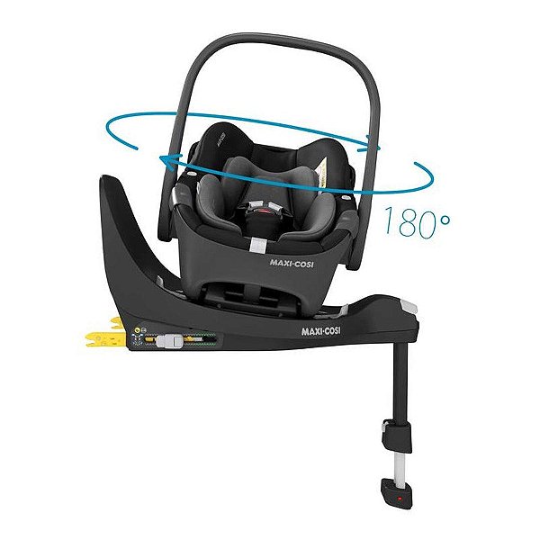 Bebê Conforto Pebble 360° + Base FamilyFix 360° Maxi Cosi Essential Black