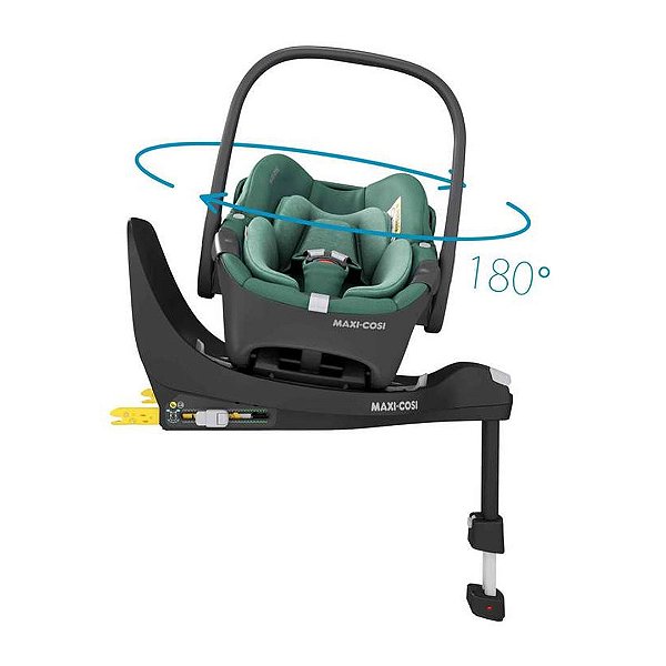 Bebê Conforto Pebble 360° + Base FamilyFix 360° Maxi Cosi Essential Green