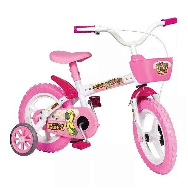 Bicicleta Infantil Turminha Guará Para Meninas Rosa