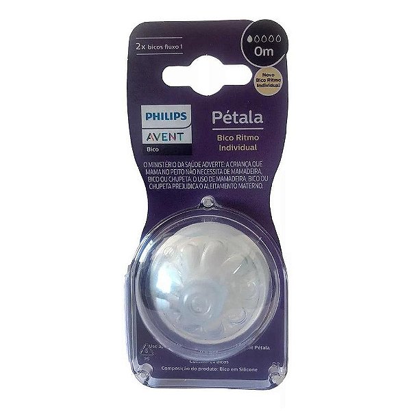 Bico Mamadeira Pétala Natural 0M N°1 Philips Avent