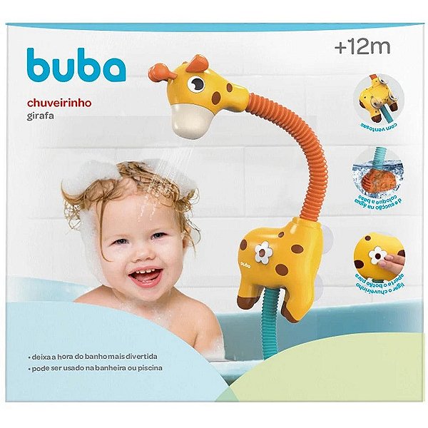 Brinquedo Chuveiro De Banho Girafa Buba