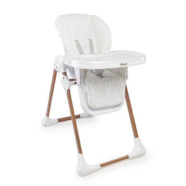 Cadeira de Alimentação Panacota Infanti Branco e Bronze