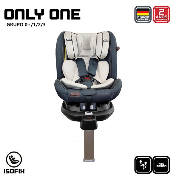 Cadeirinha De Bebê Para Carro ABC Design Only One Isofix Stone