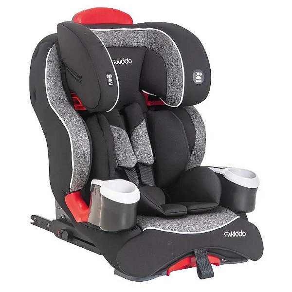 Cadeirinha De Bebê Para Carro Kiddo Modi Preta & Grafite
