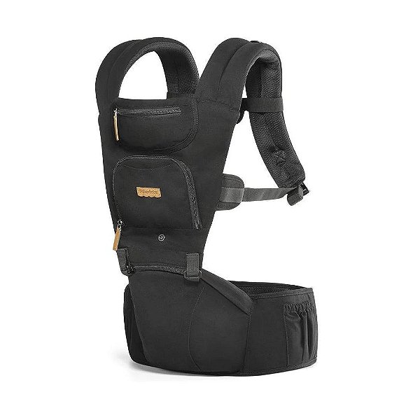 Canguru Para Bebê Hipseat Fisher-Price Preto