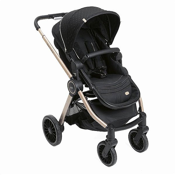 Carrinho de Bebê Chicco Best Friend Pro Black Re_Lux ECO+