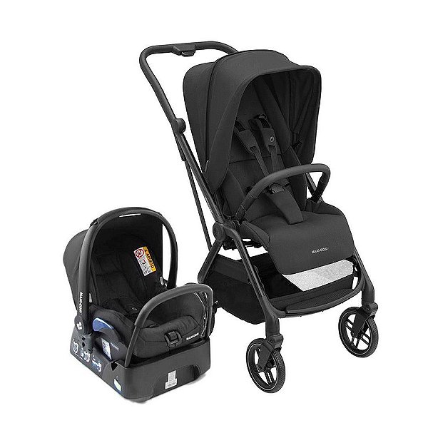 Carrinho de Bebê Maxi-Cosi Leona² TS Trio Essential Black