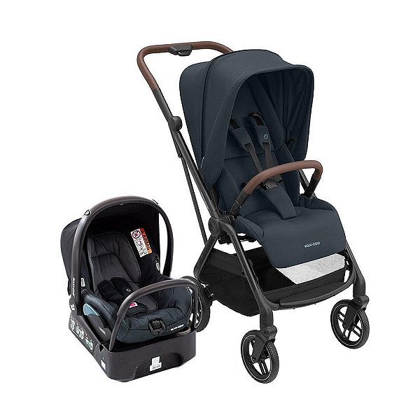 Carrinho de Bebê Maxi-Cosi Leona² TS Trio Essential Graphite