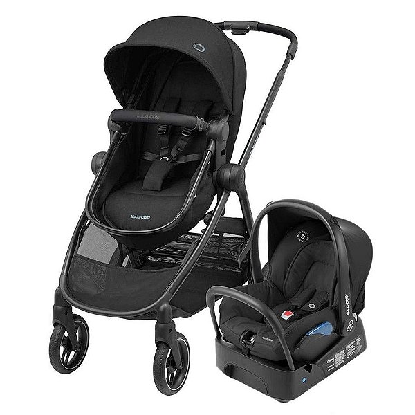 Carrinho Travel System Maxi-Cosi Anna³ Trio Essential Black