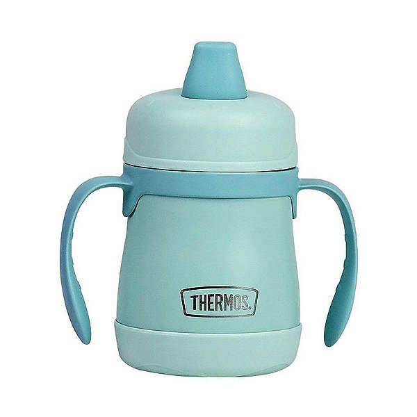 Copo Térmico Infantil Thermos Menta Inox 210ml