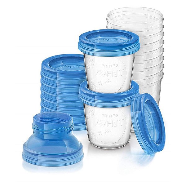 Copos Para Armazenar Leite E Alimentos Avent