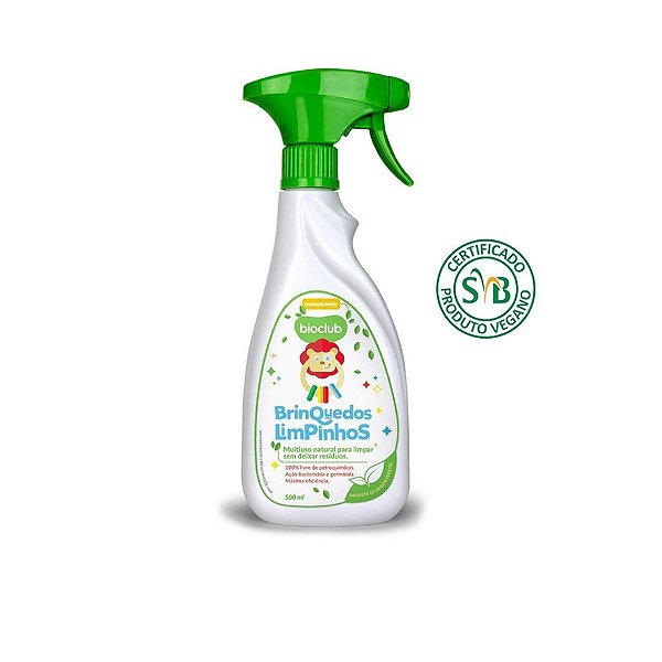 Detergente Natural Para Limpeza de Brinquedos Bioclub 500ML
