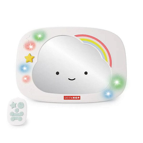 Espelho Retrovisor Para Carro Skip Hop Interativo e Musical Nuvem