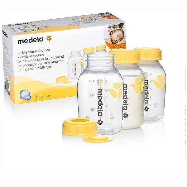 Frascos Para Leite Medela 150ML- 3 Unidades