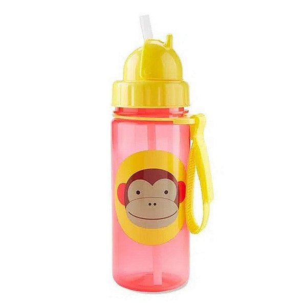 Garrafa Infantil Skip Hop Zoo Macaco 384ML