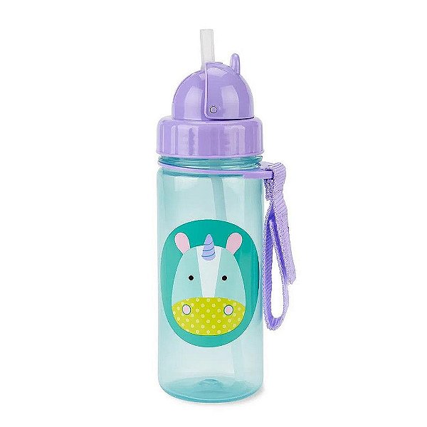 Garrafa Infantil Skip Hop Zoo Unicórnio 384ML