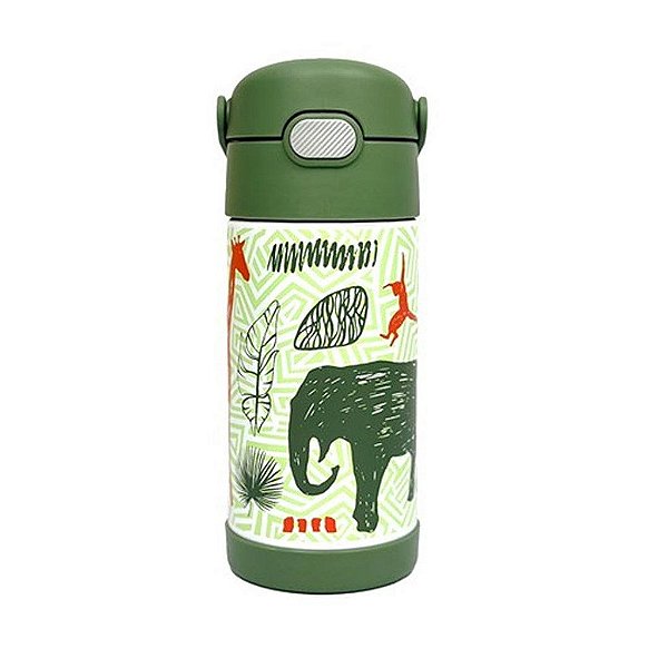 Garrafa Térmica Infantil Thermos Funtainer Reino da Selva 355ML