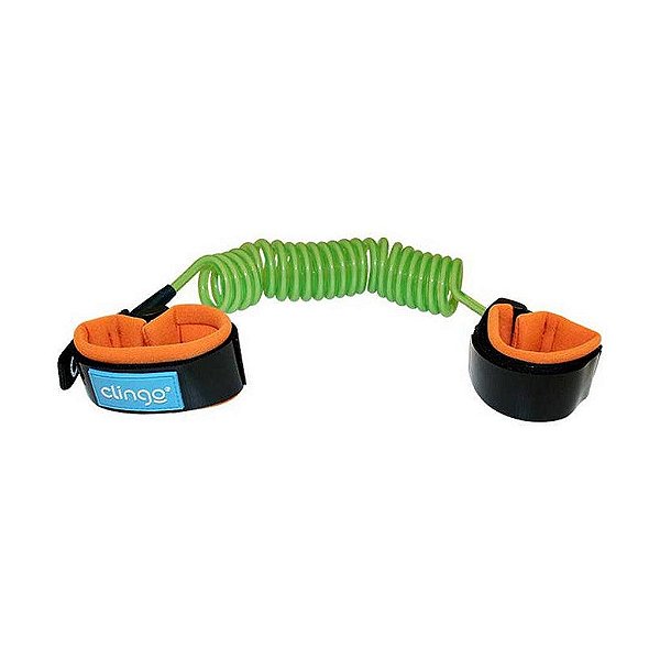 Guia Infantil Para Passeios Clingo Laranja & Verde
