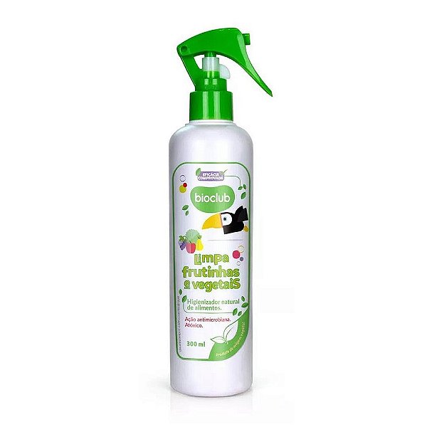 Higienizador Orgânico - Limpa Frutinhas e Vegetais Bioclub 300ML