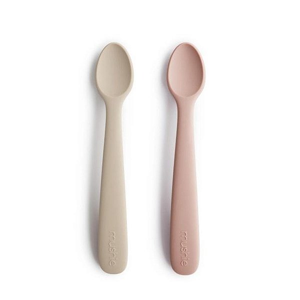 Kit de Colheres Infantil Mushie Blush/Shifting Sand - BR