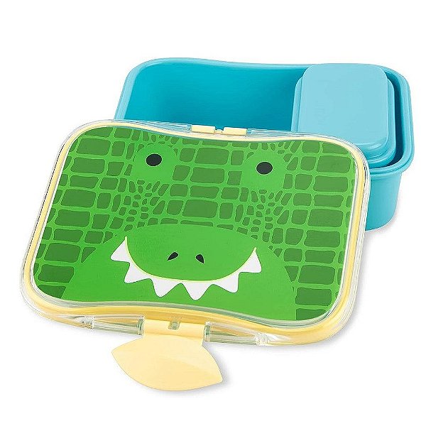 Kit Lanche Skip Hop Zoo Crocodilo