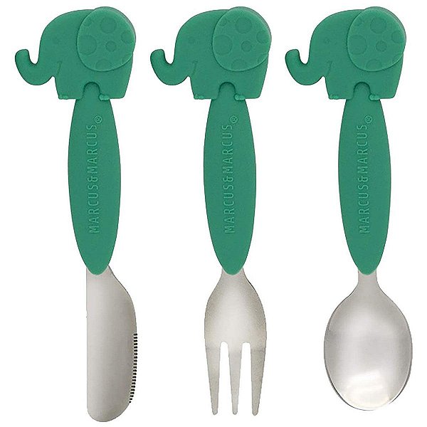 Kit Talheres Marcus & Marcus 3 Peças Elefante - BR