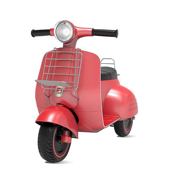 Lambreta Elétrica Infantil Bandeirante 6V Vermelha