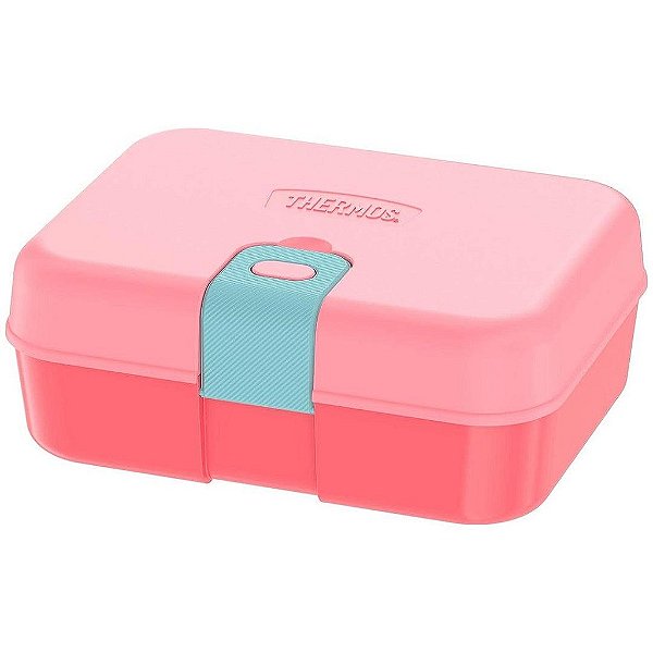 Lancheira Thermos Bento Box Kids 8 Peças Rosa