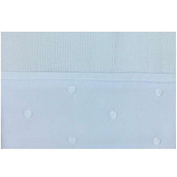 Lençol Infantil De Berço Em Poá Branco - Babytunes Couture