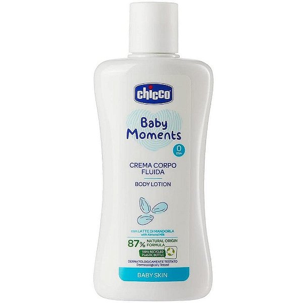 Loção Hidratante Corporal Infantil Baby Moments Chicco 200ML