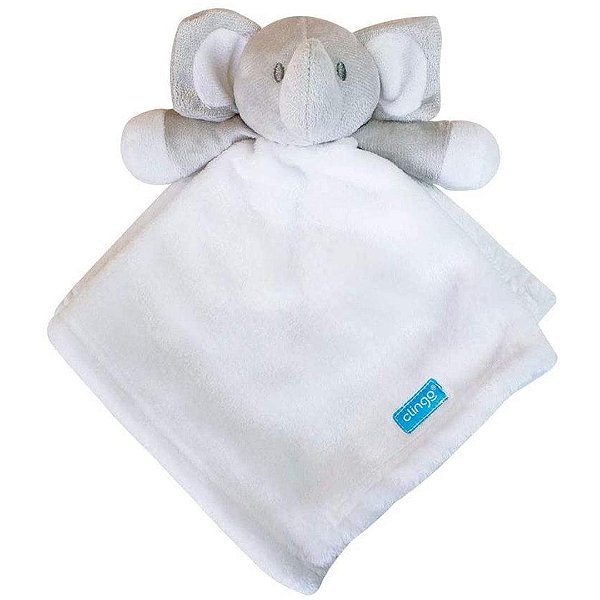 Naninha Infantil Clingo Elefantinho Branco