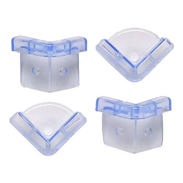 Protetor Infantil Para Cantos e Quinas Safety 1st Transparente - 4 Peças