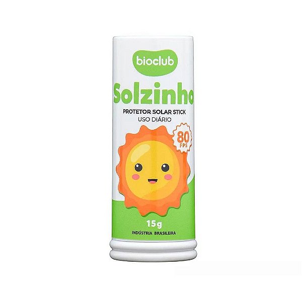 Protetor Solar Stick Natural Bioclub Solzinho FPS 80