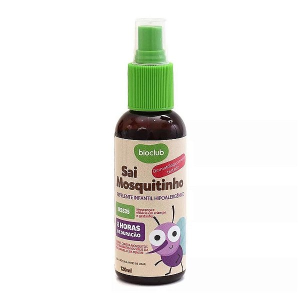 Repelente Natural Infantil - Sai Mosquitinho Bioclub 120ML