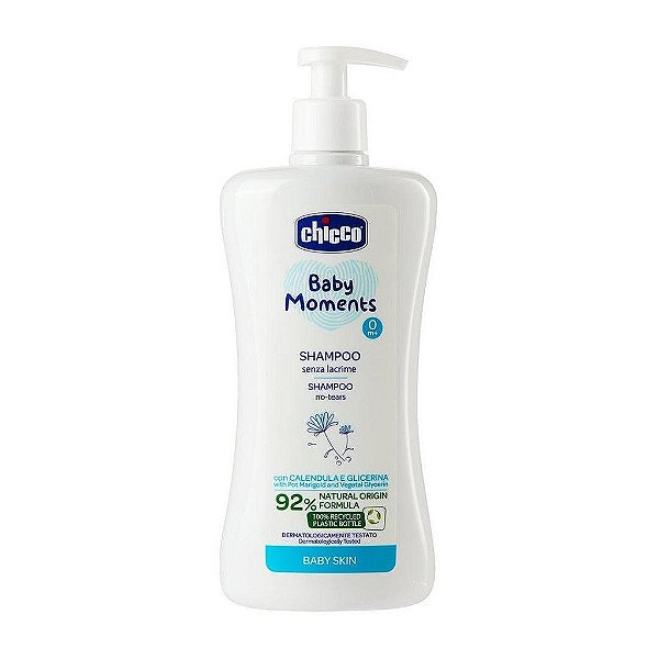 Shampoo Infantil Chicco Baby Moments Pele Delicada 500ML