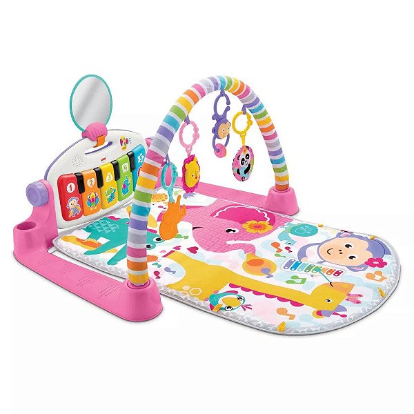 Tapete de Atividades Pianinho Deluxe Fisher Price Rosa