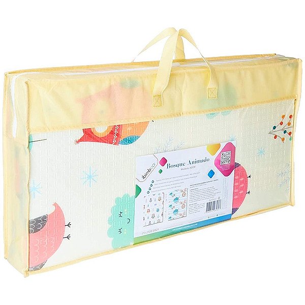 Tapete Infantil Dobrável Ibimboo Bosque Animado